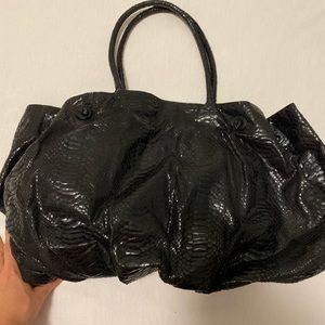 Carlos Falchi Black Tote